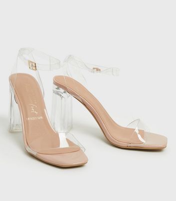 New look clear on sale heels