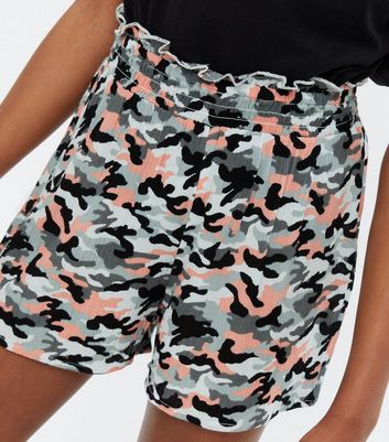 camouflage girl shorts