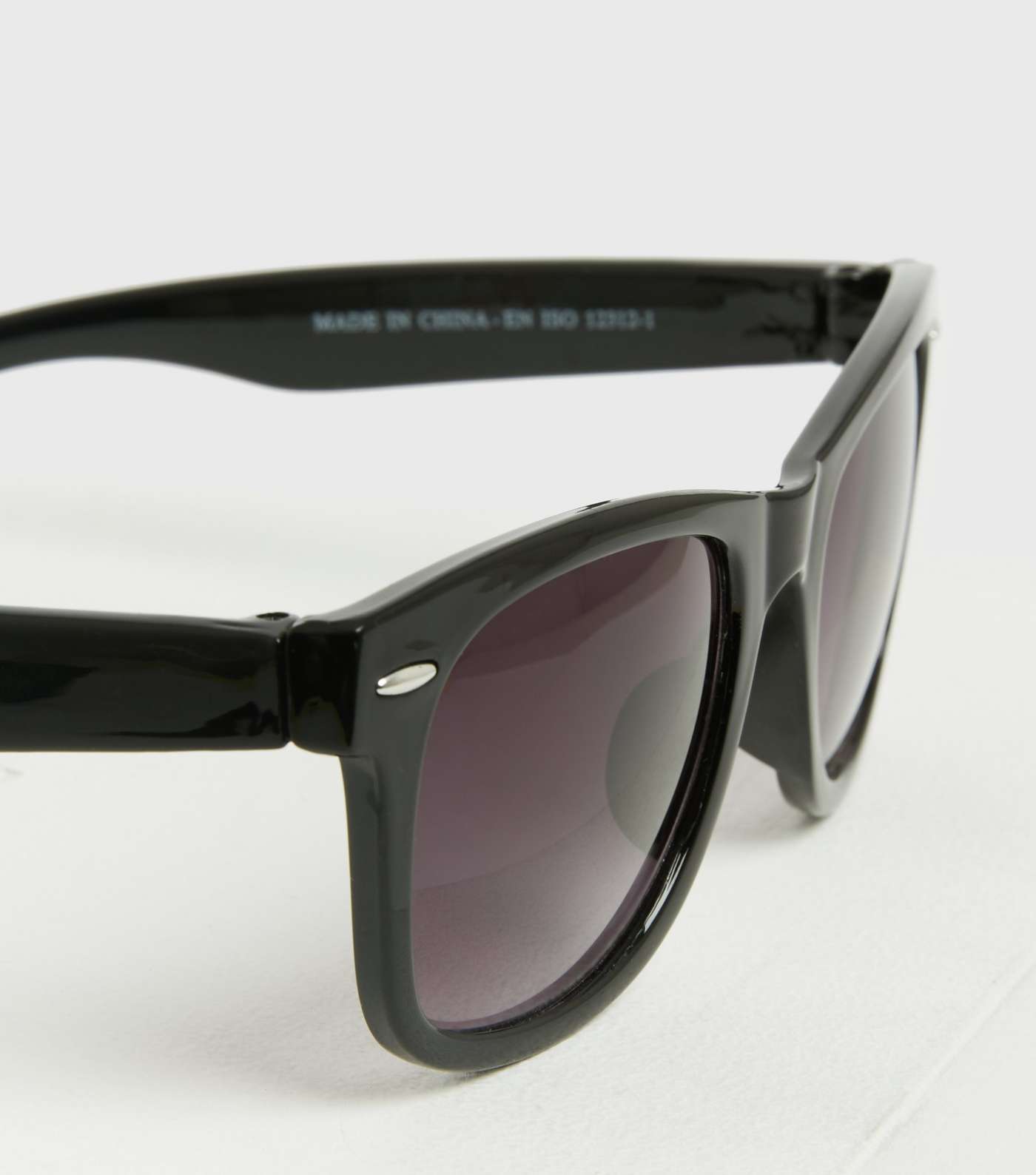 Girls Black Retro Sunglasses Image 3
