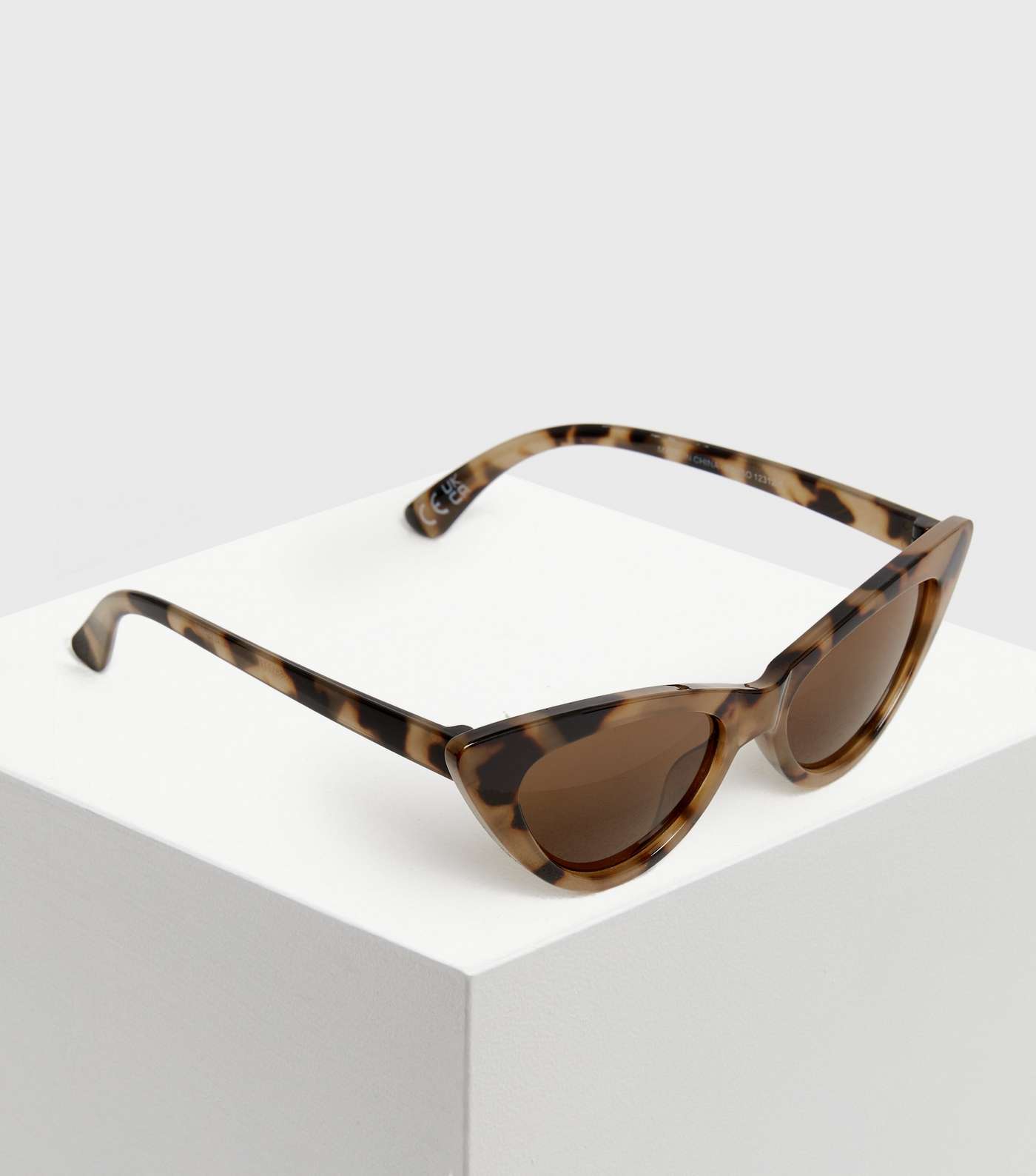 Girls Brown Tortoiseshell Effect Cat Eye Sunglasses