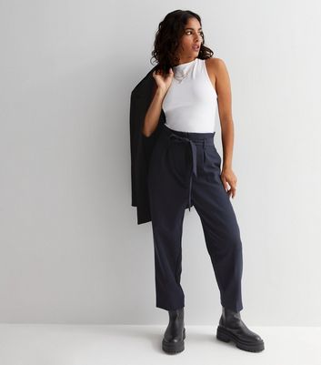 Buy Navy Trousers & Pants for Women by Brucella Online | Ajio.com