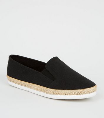 Black espadrilles hot sale new look