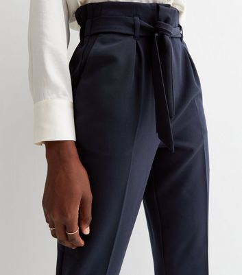 Elasticated waist trousers Color navy  RESERVED  0806P59X