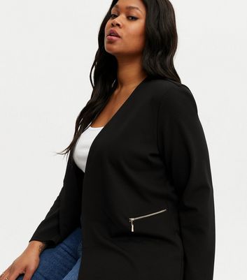 Black blazer with clearance pockets