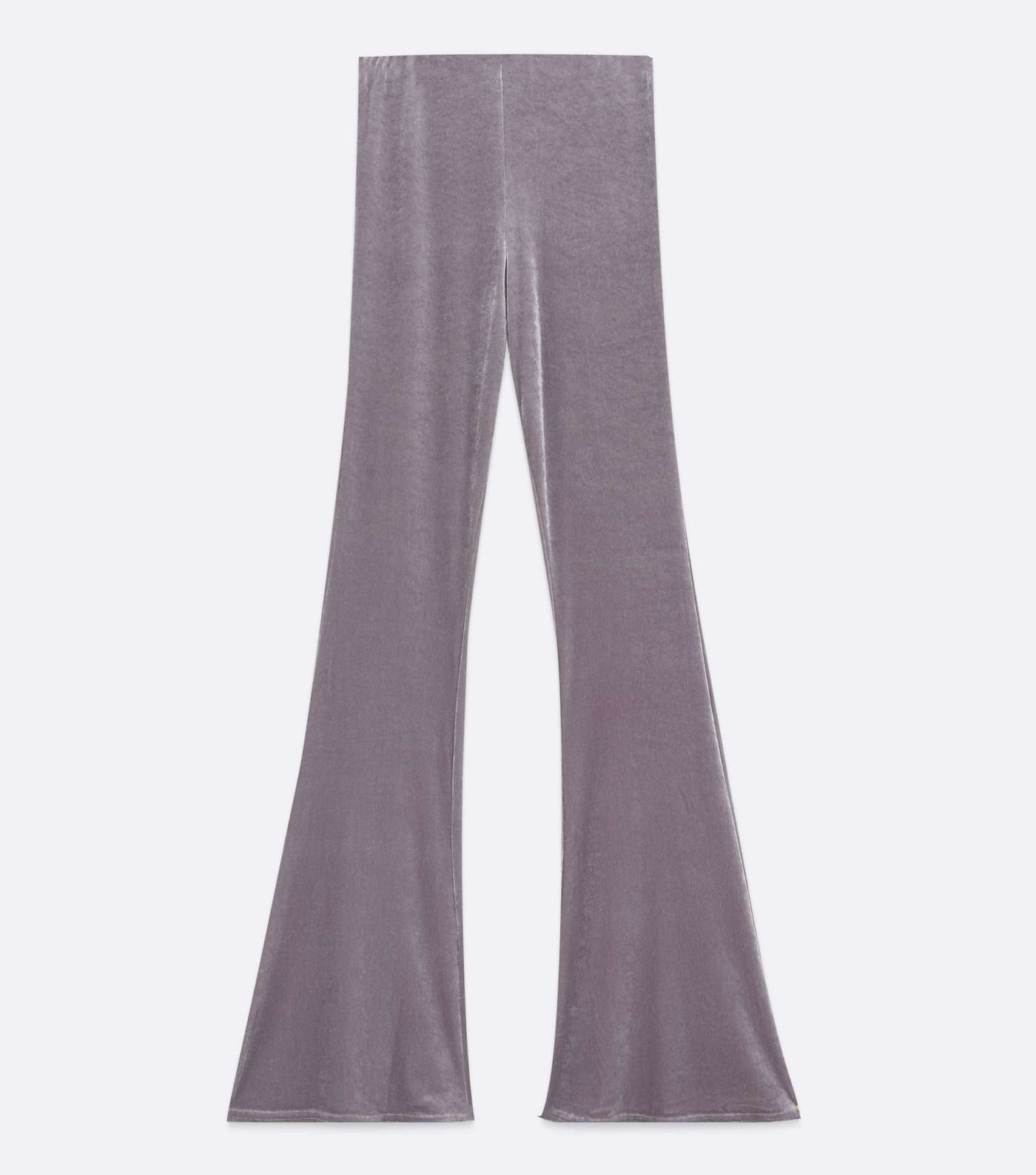 Tall Light Brown Velvet Flared Trousers Image 5