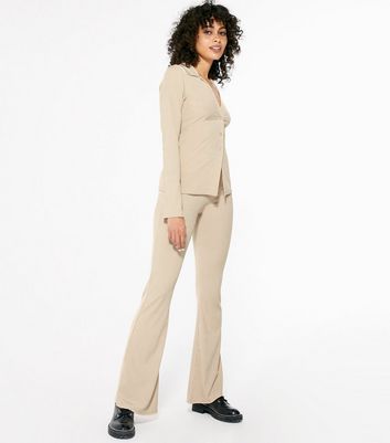 camel flare pants