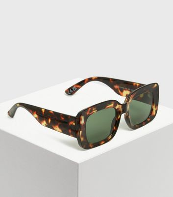 brown leopard print sunglasses