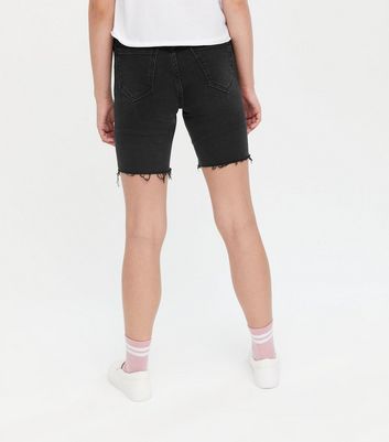 new look black cycling shorts