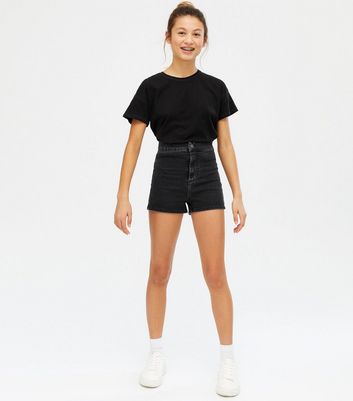 shorts for girls in black