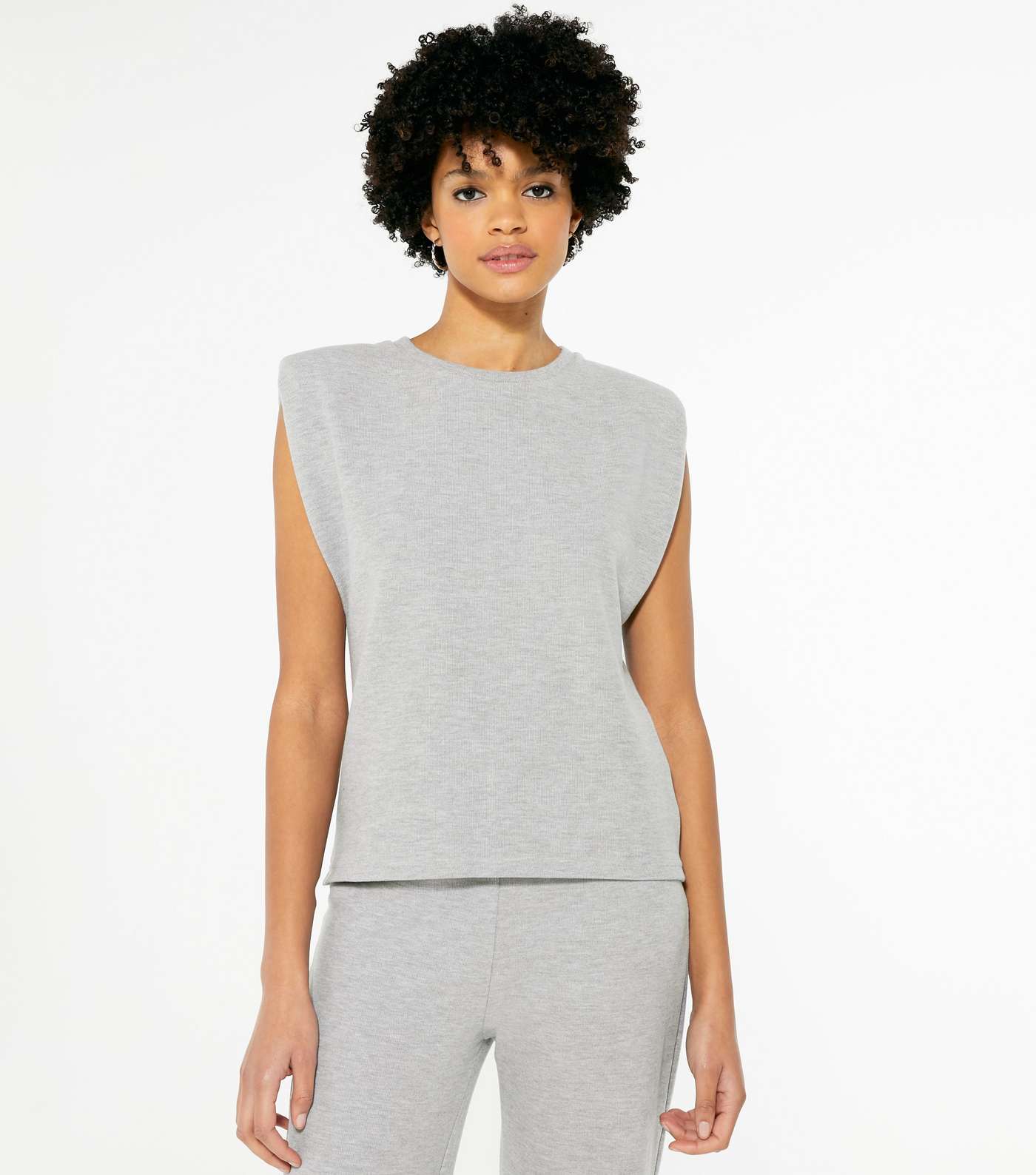Urban Bliss Grey Soft Touch Sleeveless Top 
