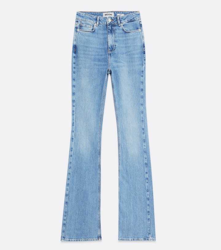 Tall Pale Blue High Waist Brooke Flared Jeans