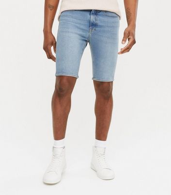 light blue denim shorts mens