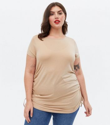 plus size ruched tshirt