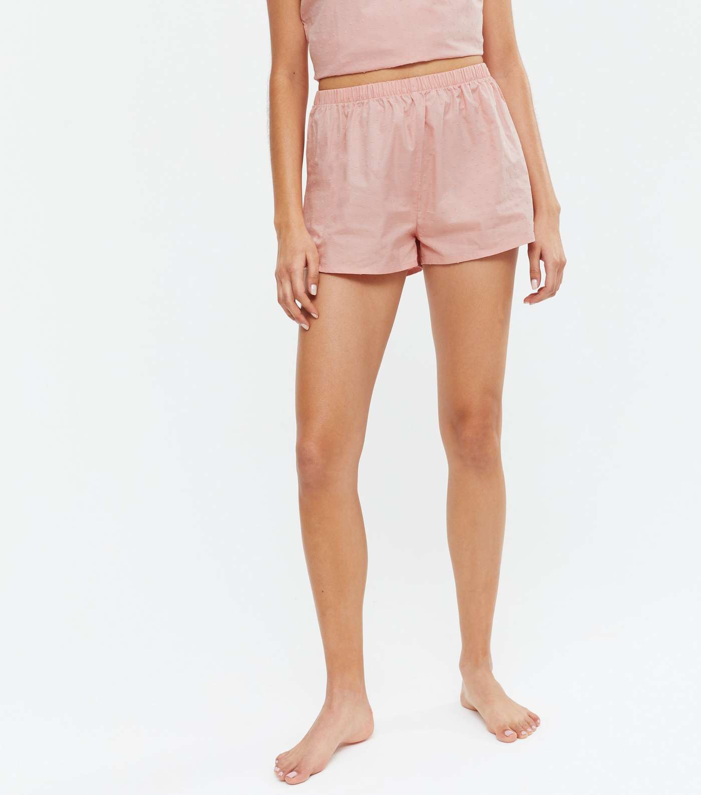 Pink Peplum Cami and Short Pyjama Set Image 3