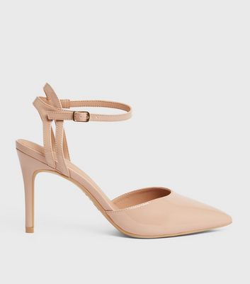 Bright Pink Satin Block Heel Platform Sandals | New Look