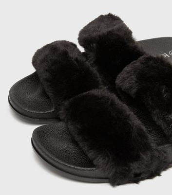 slipper sliders with strap