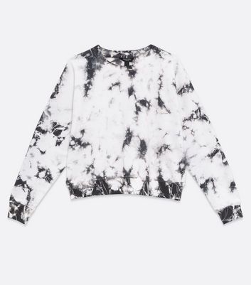White tie dye sweatshirt Clearance