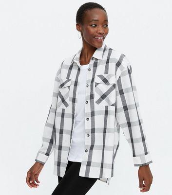 checked shirt womens new look