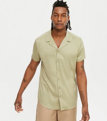 satin collared shirt