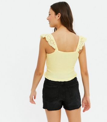 girls yellow tank top