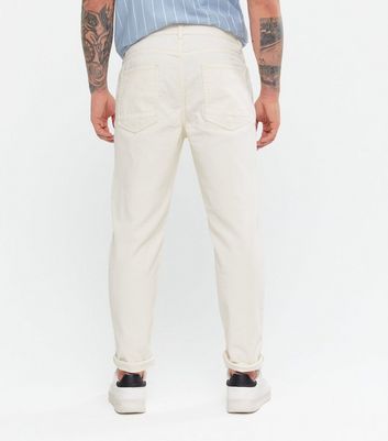 mens tapered corduroy trousers