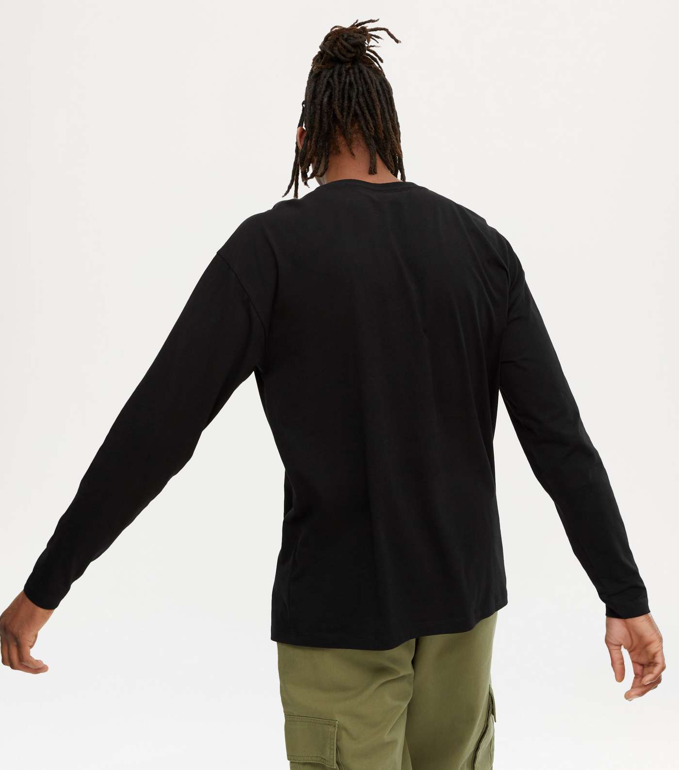 Black Long Sleeve T-Shirt Image 4