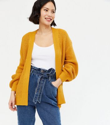 Mustard long clearance sweater