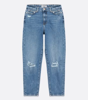 Damen Kleidung Jeans Ripped Jeans Topshop Ripped Jeans Topshop MOM Jeans 
