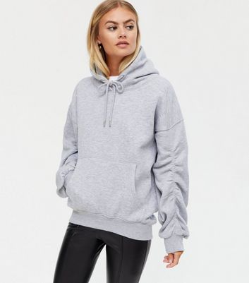 pale grey hoodie