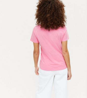 fluro pink t shirt