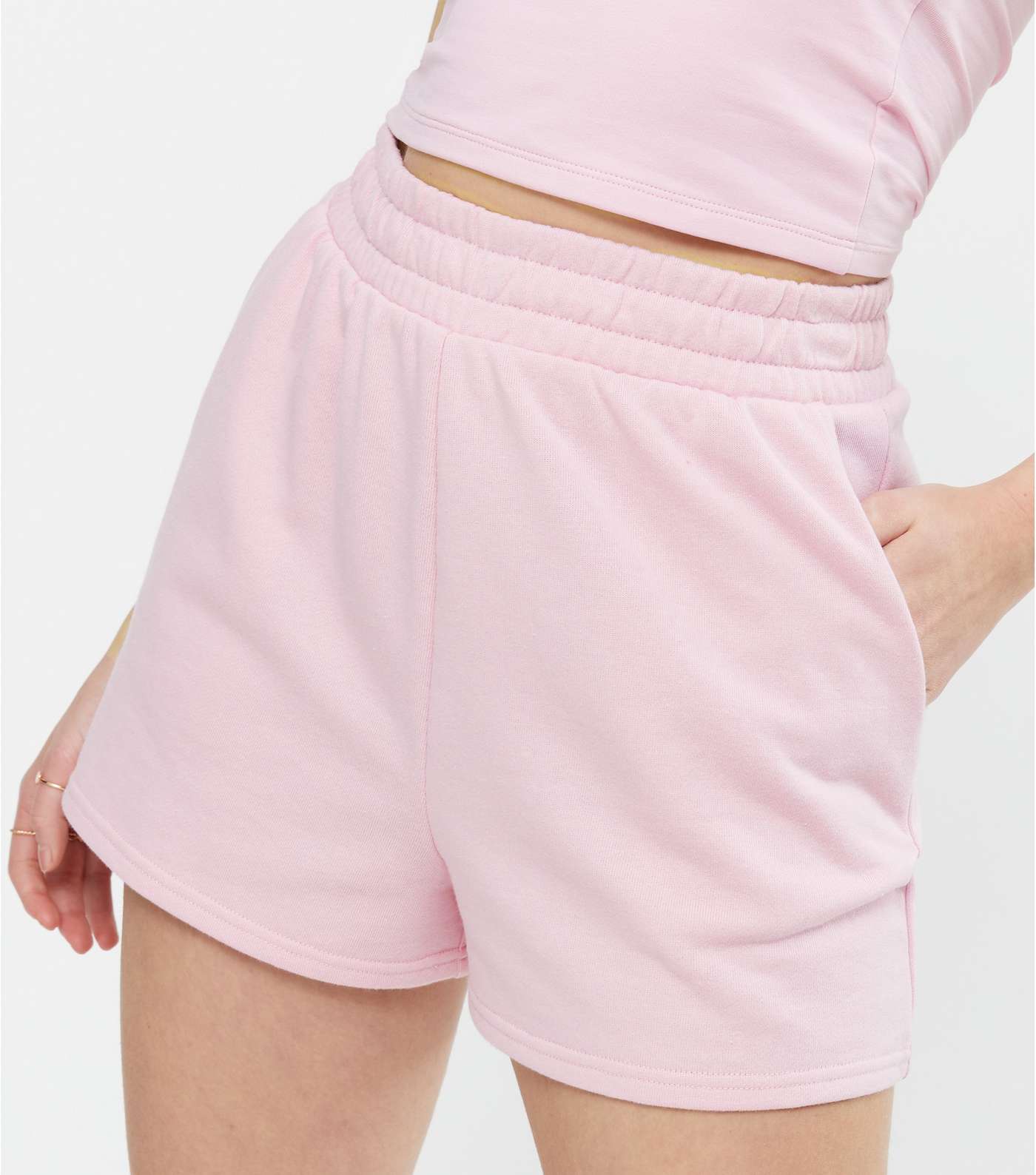 Pink Jersey Shorts  Image 3