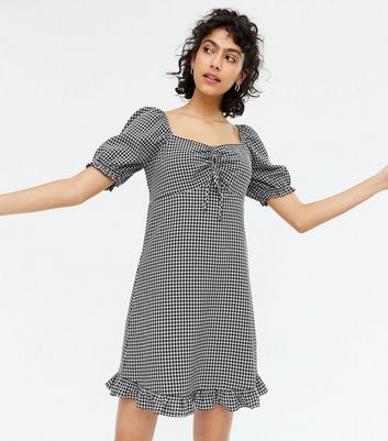 new look tie front dress