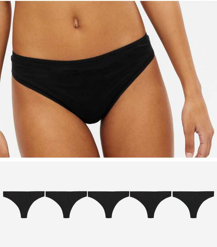 https://media2.newlookassets.com/i/newlook/684693701/womens/clothing/lingerie/5-pack-black-cotton-blend-brazilian-briefs.jpg?strip=true&qlt=50&w=720