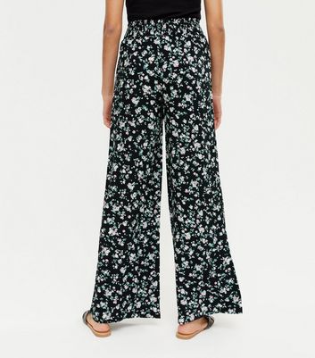 New look outlet floral trousers