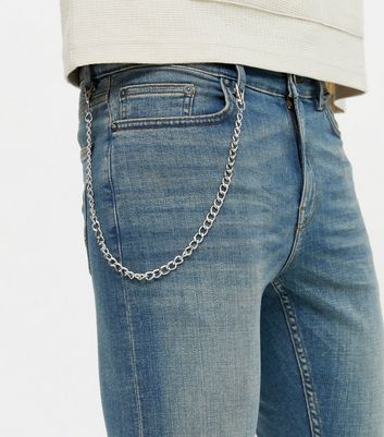 Mens jeans side chain Clearance