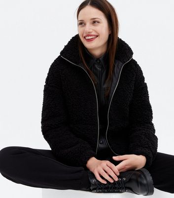 black teddy jacket womens