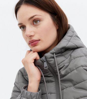 womens grey down coat