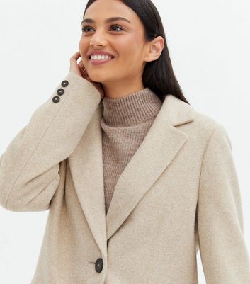 Beige shop formal coat