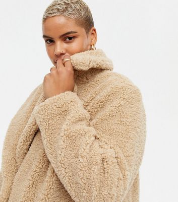 Camel coloured shop teddy bear coat