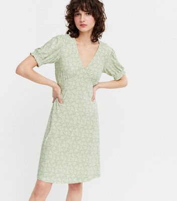 green tea dress new look