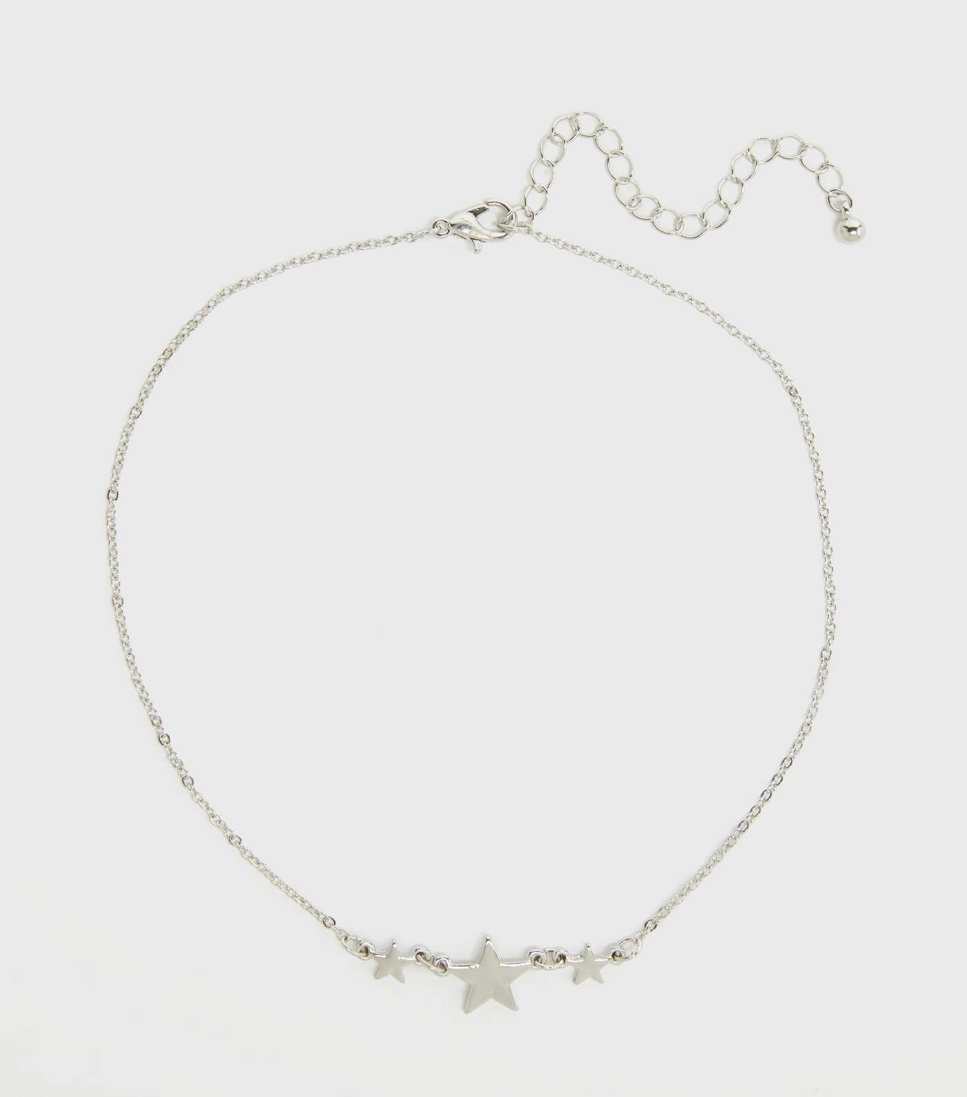 Silver Good Friends Star Choker Necklace Image 3
