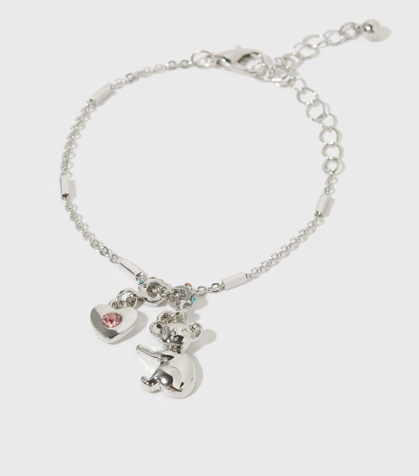 Girls Silver Koala Pendant Bracelet Image 2