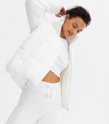 white puffer jacket