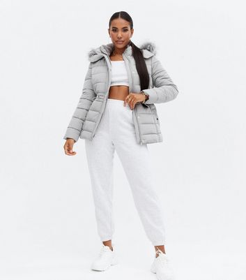 new look faux fur puffer jacket