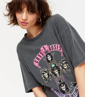 guns n roses lace up shirt