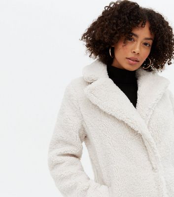 long coat with faux fur collar