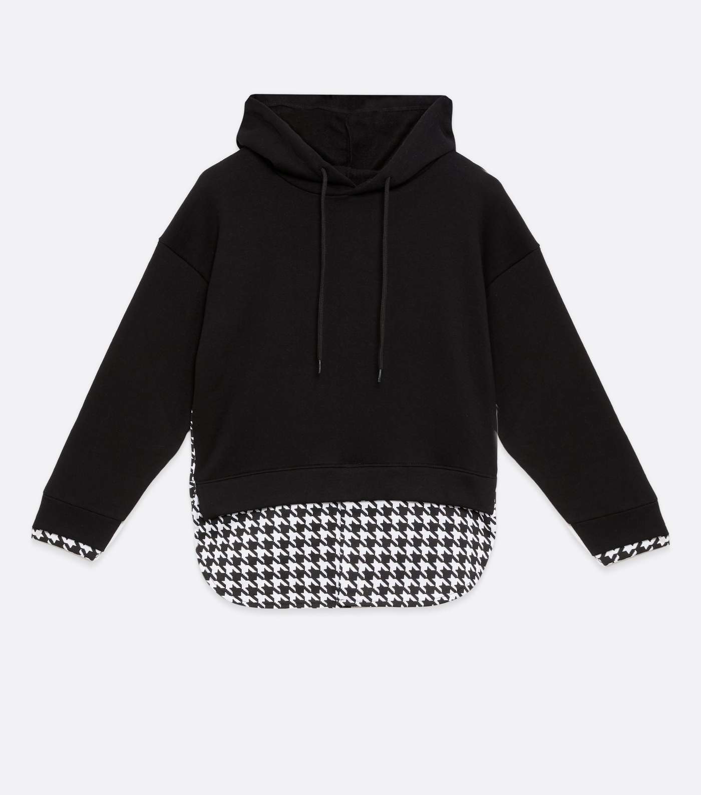 Cameo Rose Black Dogtooth 2 in 1 Hoodie Image 5