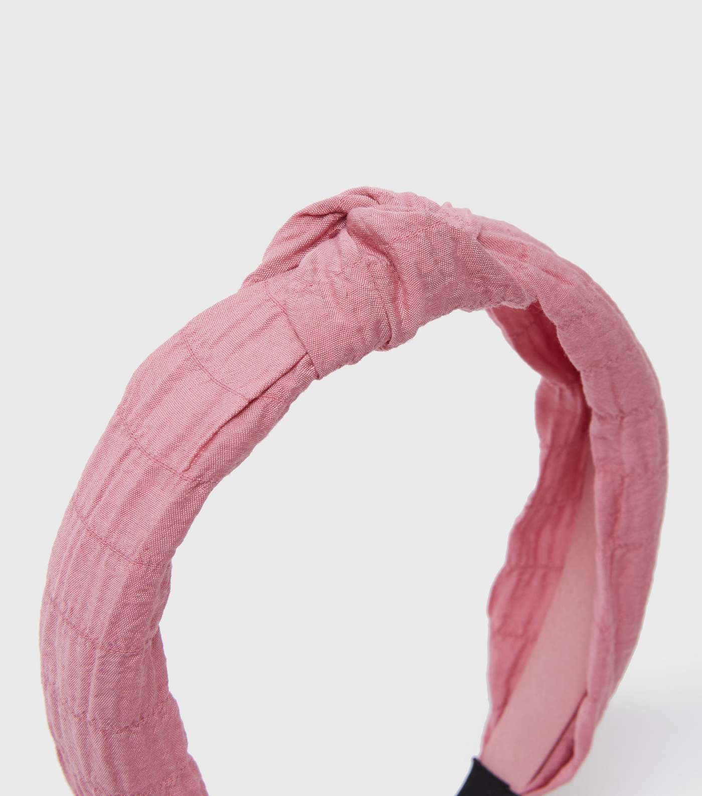 Pink Shirred Knot Headband Image 2