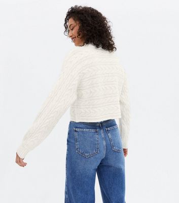 cable knit crop