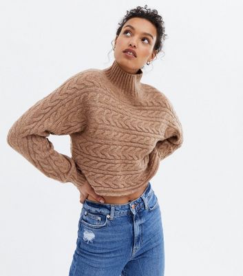 cable knit crop